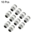 thumbnail image 3 of Uxcell 10pcs Push to Connect Fitting 1/2" x 3/8" Thread Straight Union Fittings, White, 3 of 7