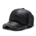 thumbnail image 3 of LiuXxxx Winter Baseball Cap With Ear Warm Lined Hat For Cold Weather Outdoor Sports Grey, 3 of 3