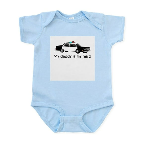 CafePress - My Daddy Is My Hero Infant Bodysuit - Baby Light Bodysuit, Size Newborn - 24 Months
