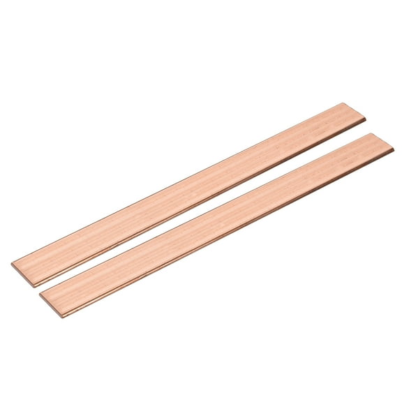 Uxcell 1Pack Copper Flat Bar, 1/16" Thickness x 1" Width x 8" Length Copper Bar Stock