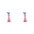 thumbnail image 4 of Moyic Cajas de regalo de boda de 20 bolsas - Recubrimiento de polvo brillante de doble cara sin derramar polvo Papel simple y de moda Sirena Sirena Rosa+Morado 2Conjunto, 4 of 6