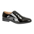 thumbnail image 2 of Goor Mens Pleated Cap Oxford Tie Patent Shoes, 2 of 3