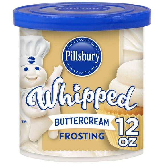 Pillsbury Whipped Buttercream Frosting, 12 oz Tub