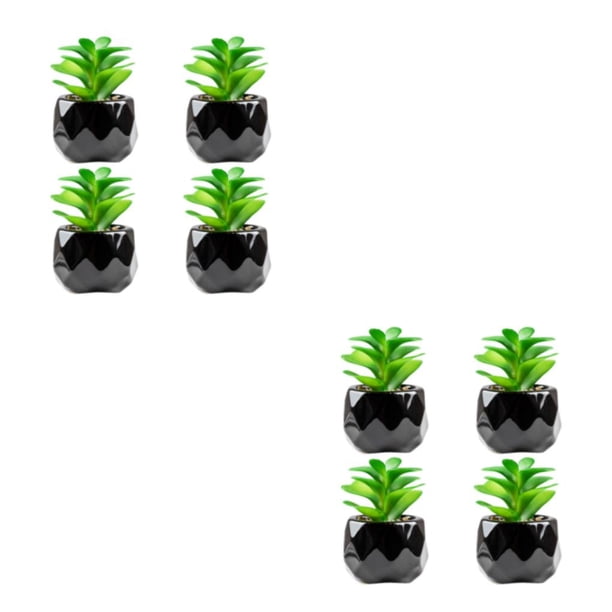 Naiovety 4 Uds decoración de balcón con suculentas artificiales plantas suculentas artificiales realistas y duraderas rosa del desierto Rosa del desierto 2Conjunto