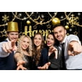 thumbnail image 6 of 7x5FT Black and Gold Happy New Year Backdrop Glitter Bokeh Gift Snowflake 2026 Countdown Photography Background New Year Party Decoration Photo Studio Props, 6 of 8