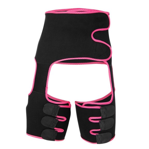Tinglu Waist Trainer for Women 3-in-1 Thigh Trimmer Belt with Butt Lifter Slimming Body Shaper Sweat Band