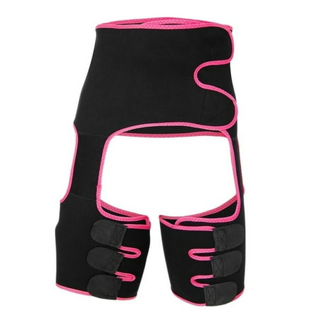 

Tinglu Waist Trainer for Women 3-in-1 Thigh Trimmer Belt with Butt Lifter Slimming Body Shaper Sweat Band
