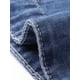 thumbnail image 5 of CHAQUETA DE JEAN CORTA CON BOTONES Y MANGAS CORTAS PARA MUJER INSPIRADA EN CHIC - Azul M, 5 of 6
