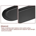 thumbnail image 4 of Uxcell 2pcs Stainless Steel Decorative Trays, 9" Bathroom Trays, Makeup Cosmetic Trays, Small Serving Tray, Matte Black, 4 of 5