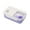Purple, variant on Usbinx Life 1100ml Rectangular Airtight 4- Bento Box Microwave Safe Leakproof Compartment Meal Prep Lunch Container