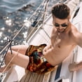 thumbnail image 2 of luoweisi Men's Beach Shorts Quick Dry Swim Trunks with Mesh Lining Thanksgiving Turkey XL, 2 of 5