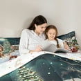 thumbnail image 5 of Homewish Santa Claus Deer 3 Pieces Queen Comforter Set for Teens Kids Children,Happy Xmas Ultra Soft Bedding Sets,Merry Christmas Bedding Comforter Set Breathable,Breathable Home Decor,Reversible, 5 of 8