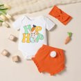 thumbnail image 2 of Tkrady Baby Outfits for Girl Easter New Short Sleeve Letter Graphic Tops Shorts Outfits Set, Sizes 0-18 Months, 2 of 7