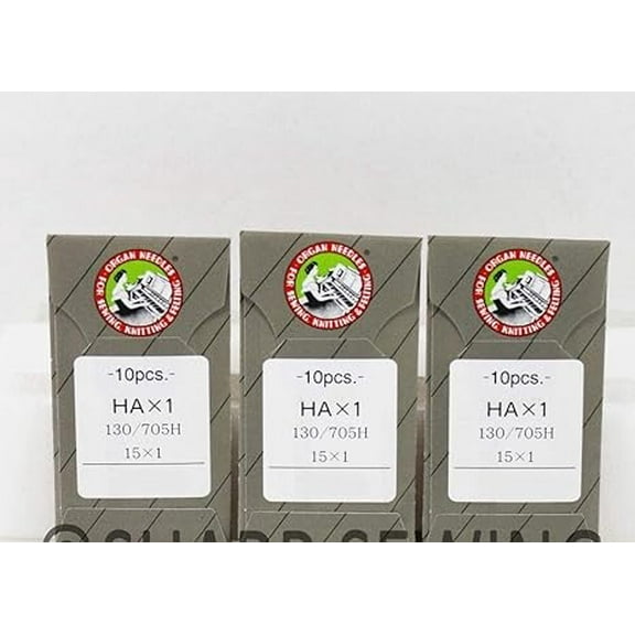 Teamwork Viking OVERLOCK (SERGER) Needles #12 (Metric Size 80) (30 Each) Organ 15X1