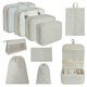 thumbnail image 1 of Cubos de embalaje para viajes Juego de 10 cubos de viaje Organizador de maleta plegable Bolsa de almacenamiento de equipaje ligera, 1 of 5