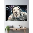 thumbnail image 2 of Labrador Space Exploration Poster Wall Art, Modern Wall Decor, 16x24 UNFRAMED, 2 of 3