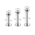 thumbnail image 2 of QQTDFG 2-3Pcs Stainless Steel Labret Lip Piercing Push-in Helix Tragus Piercing Jewelry-Gold-16G 3mm ball-2pcs, 2 of 9