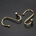 thumbnail image 4 of Shower Curtain Hooks Rings,Brass Decorative Rings for Bathroom Rod,Shower Hangers T Shaped, 4 of 6