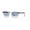 Grey On Transparent - Frame | Clear Blue - Lens, variant on RAY-BAN RB2298 HAWKEYE Square Shape Sunglasses Polished Striped Havana Frame | Brown Lens 52mm