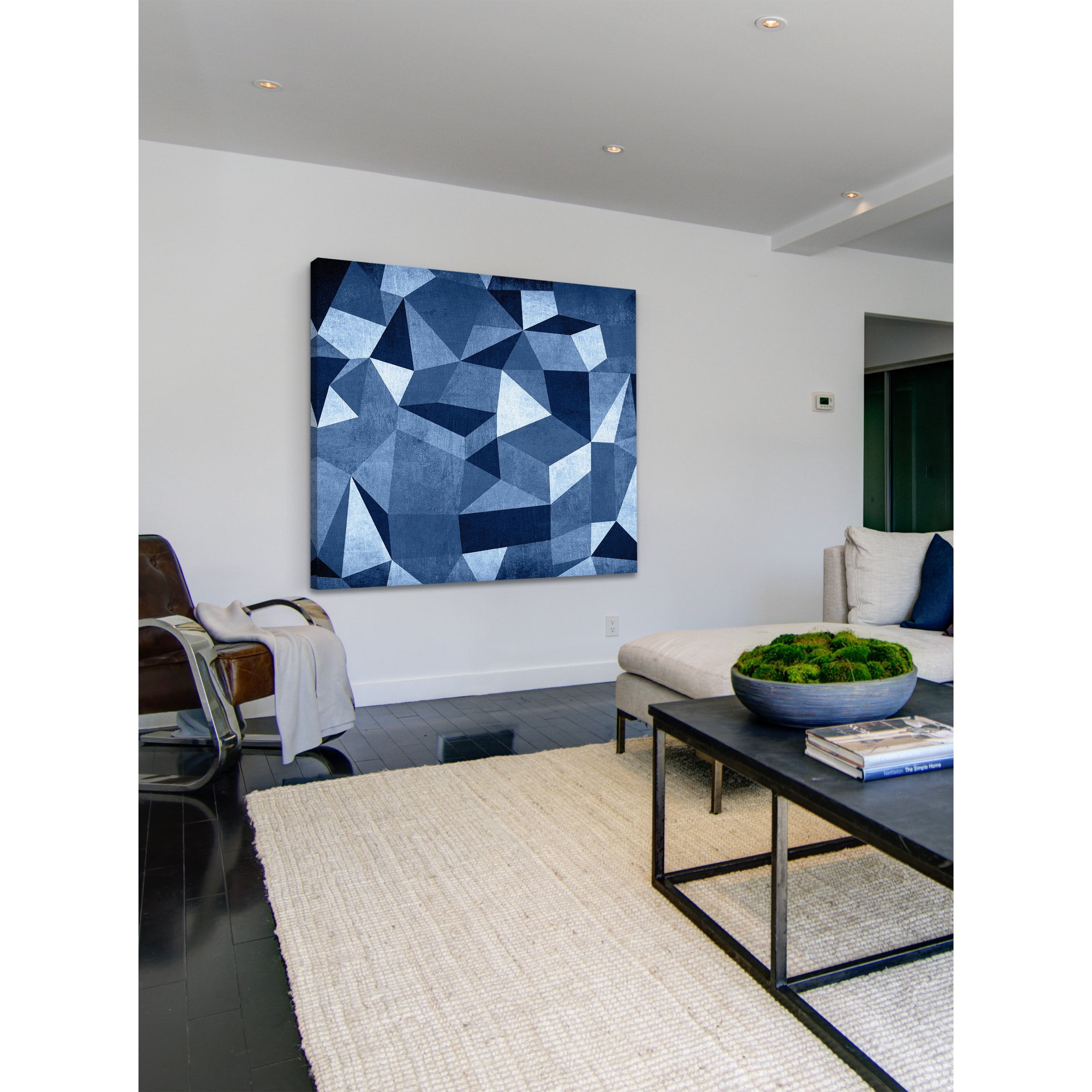 "Dimensional Blocks" Painting Print on Wrapped Canvas