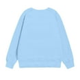 thumbnail image 7 of Toddler Girls Boys Sweatshirts Toddler Long Sleeve Pullover Sweatshirts Kids Boys Crewneck Tops Shirts Blue 14-15 Years, 7 of 7
