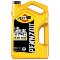Pennzoil Full Synthetic 5W-20 Motor Oil, 5 Quart