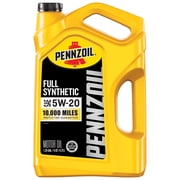 (4 pack) Pennzoil Full Synthetic 5W-20 Motor Oil, 5 Quart