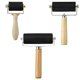 thumbnail image 1 of 3Pcs Household Brayer Rollers Convenient Rubber Rollers Wear-resistant Craft Rollers, 1 of 3