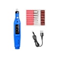 thumbnail image 1 of Qarigey Herramientas de uñas para profesionales, rendimiento fiable garantizado, máquina portátil para mejorar las uñas, sacapuntas de Juegos de manicura  USB USB azul, 1 of 6