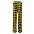 thumbnail image 4 of Yuzhih Womens Pajama Pants Lightweight Comfy Drawstring Sleep Bottoms Baggy Soft Plaid Pajama Sleep Trousers, 4 of 5