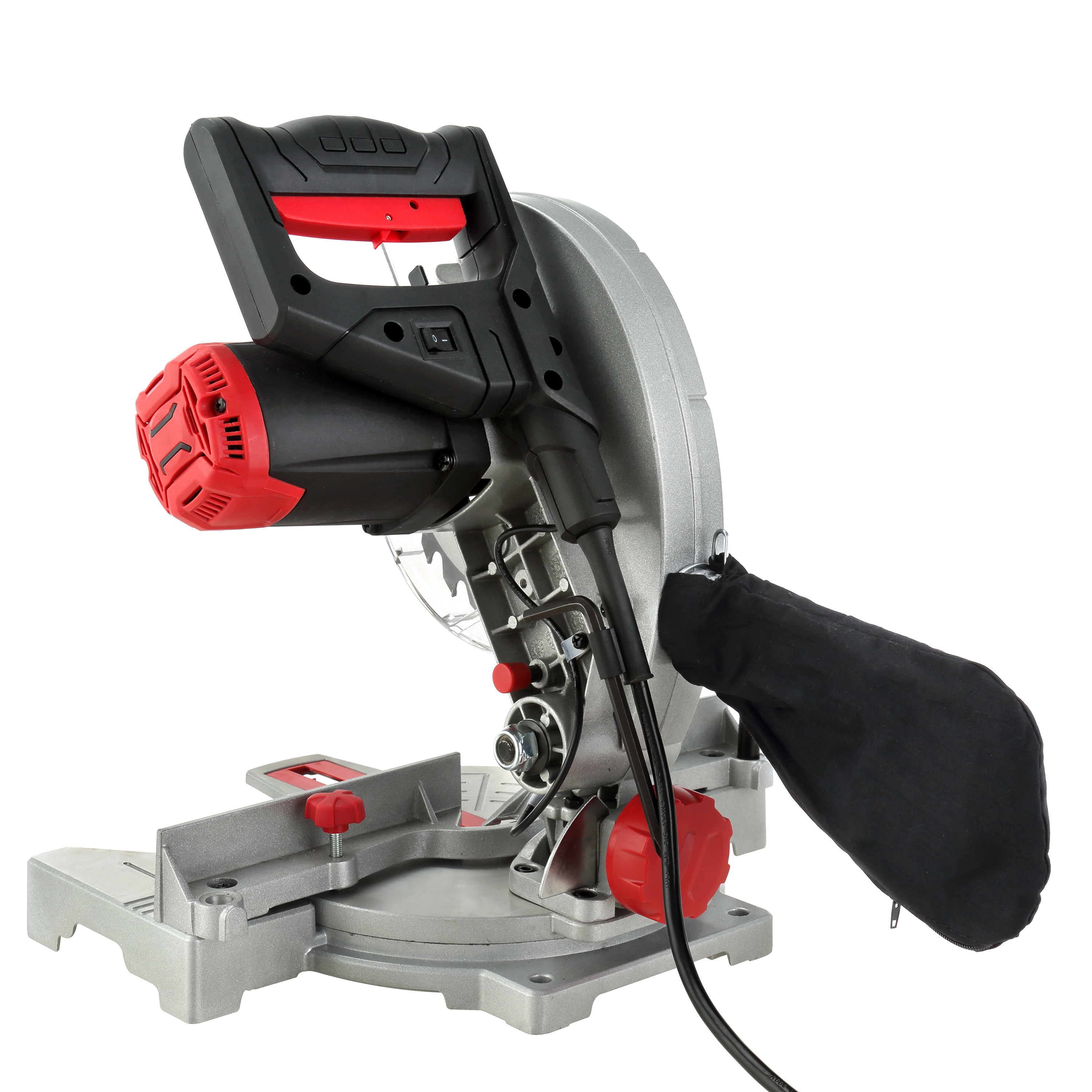 Sierra ingletadora compuesta Hyper Tough de 9 amperios, 7-1/4 pulgadas, con guía láser, condición nueva 7