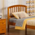thumbnail image 2 of Atlantic Furniture Tête de Lit Double Broche Richmond en Latte Caramel, 2 of 3