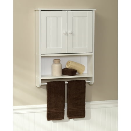 Zenith Wood Wall Cabinet, White - Walmart.com
