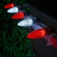 thumbnail image 2 of OptiCore C9 Red and White Christmas Lights (Cool White), LED String Lights with Shatterproof Christmas Bulbs, 50 Lights, 50ft, 2 of 7