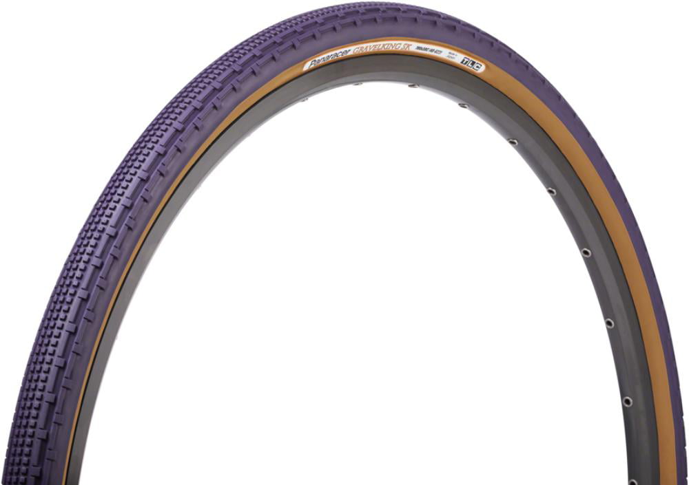 Panaracer Gravelking SK K Tire 700x38c Purple/Brown 