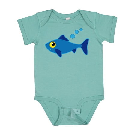 

Inktastic Fishing Blue Fish Gift Baby Boy or Baby Girl Bodysuit