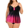 thumbnail image 1 of Tankini Tops For Women Swimwear Top Only Bathing Suits Plus Size Swimsuit Two Piece Ruffled Tankini Tummy Control, 1 of 9