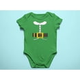 thumbnail image 5 of Old Glory Holiday Elf Costume Short Sleeve Baby One Piece, 5 of 6