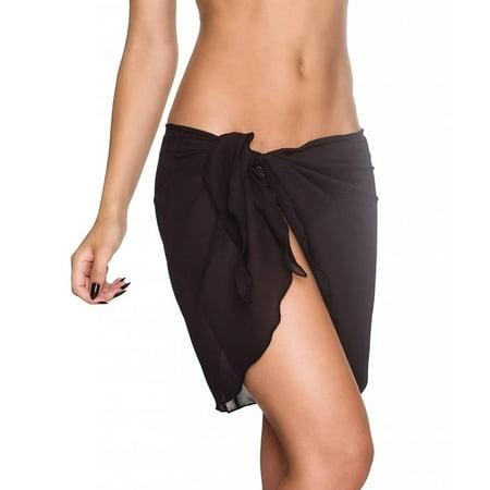 - Women Bikini Chiffon Cover Ups Bathing Suit Sexy Swimwear Beach Short Skirt