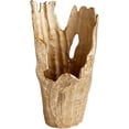 thumbnail image 2 of 11156-Cyan lighting-Pyroclastic Monochrome Vs - Vase-18 Inches Tall and 9.25 Inches Wide, 2 of 2