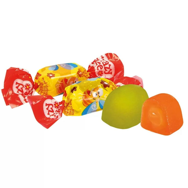 Roshen Crazy Bee Jelly Candy with Fruity Filling, Made with 6