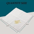 thumbnail image 4 of Servilletas de cóctel, 100 servilletas desechables de papel, para decoración de mesa de fiesta, de dos capas, 4 of 4