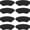 Black, variant on RUseeN 4 Pairs Premium Heel Grips for Men and Women, Heel Pads for Shoes Too Big, Self-Adhesive Heel Cushion Inserts for Loose Shoes
