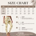 thumbnail image 5 of Xoenoiee Sunflower Daisy Bee Print High Waisted Yoga Leggings, 5 of 6