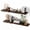 Charcoal Brown, variant on Lipa 36 Inch 2 Pack Floating Shelves for Wall,Farmhouse Live Edge Shelf,Living Room Bedroom Kitchen,Charcoal Brown