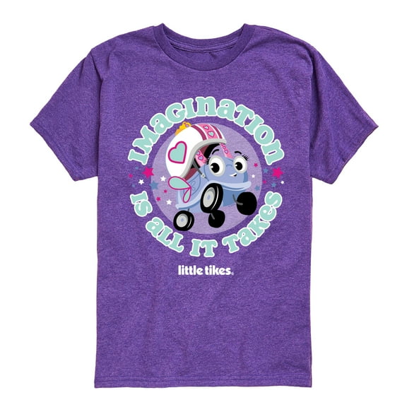 Little Tikes - Imagination Is All It Takes - Toddler & Youth Short Sleeve Graphic T-Shirt