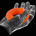thumbnail image 4 of Pinza de mano de silicona sólida, ejercitador de fuerza, dedo, antebrazo, potencia muscular, Fitness (naranja 50LB), 4 of 8