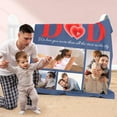thumbnail image 3 of Custom Blanket with Photos/Text, Personalized Picture Blanket Throw Using My Own Photos, Customized Memorial Mothers for Mom Dad Family Friends - 4 Size (1 Photo W/Text), 3 of 6