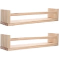 thumbnail image 1 of 2 estantes de madera para pared, organizador de pared para el hogar, 1 of 7