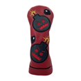 thumbnail image 2 of Golf Club Head Cover Durable PU Leather Fleece Lining Golf Driver Headcover Hybrid, 2 of 8